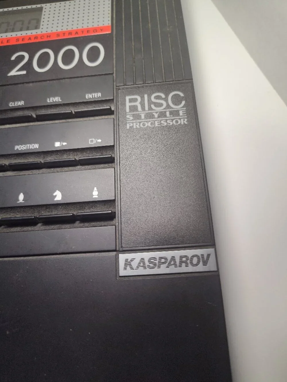 Saitek Kasparov GK 2000 Electronic Chess Computer Tested Works Complete w/Manual